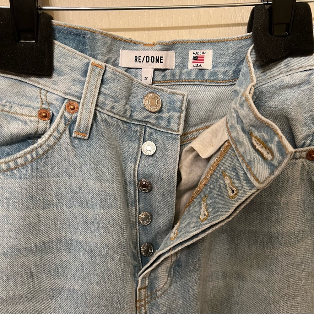 Re/done straight leg Jeans size 27 - Picture 4 of 6